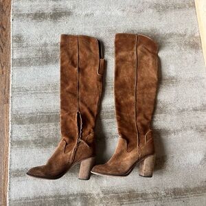 Dolce Vita Brown Suede Knee-High Boots